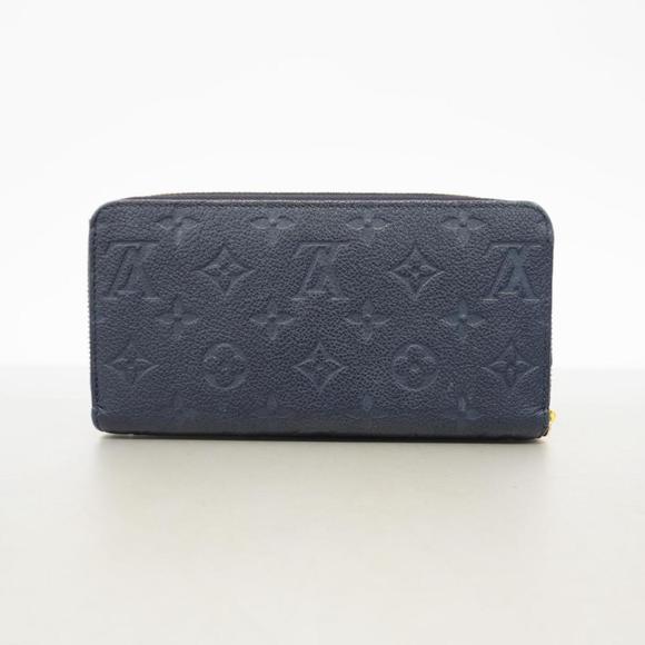 Louis Vuitton Long Wallet Monogram Empreinte Zippy M62121 Marine Rouge Ladies - Picture 12 of 12